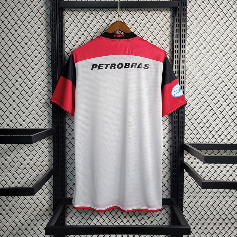 Flamengo 2008/09 Retro White/Red Away Jersey