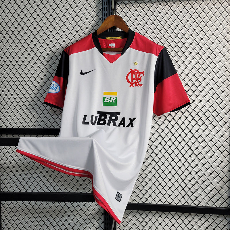 Flamengo 2008/09 Retro White/Red Away Jersey