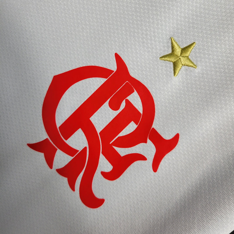 Flamengo 2008/09 Retro White/Red Away Jersey