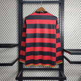 Flamengo 2009 Retro Version Home Long Sleeve Jersey