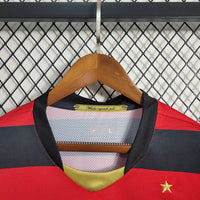 Flamengo 2009 Retro Version Home Long Sleeve Jersey