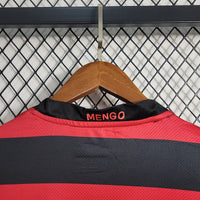 Flamengo 2009 Retro Version Home Long Sleeve Jersey