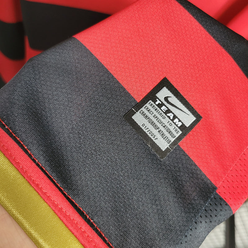 Flamengo 2009 Retro Version Home Long Sleeve Jersey