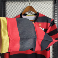 Flamengo 2009 Retro Version Home Long Sleeve Jersey