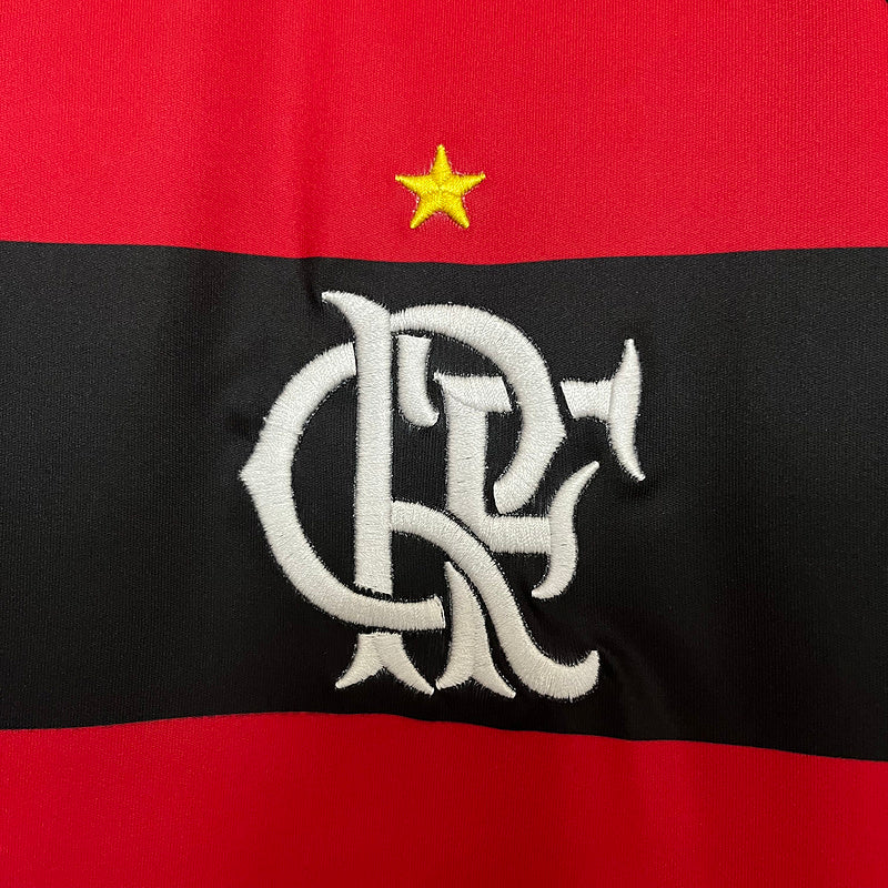 Flamengo 2010 Retro Red/Black Home Jersey