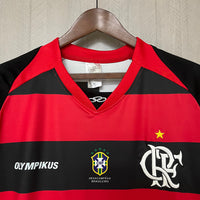 Flamengo 2010 Retro Red/Black Home Jersey