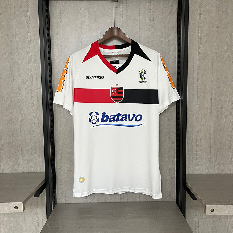 Flamengo 2010 Retro White Away Jersey