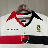 Flamengo 2010 Retro White Away Jersey