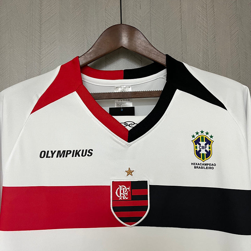Flamengo 2010 Retro White Away Jersey