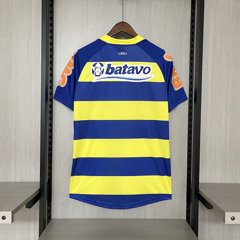 Flamengo 2010 Retro Yellow/Blue Home Jersey
