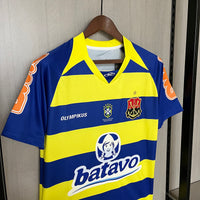Flamengo 2010 Retro Yellow/Blue Home Jersey