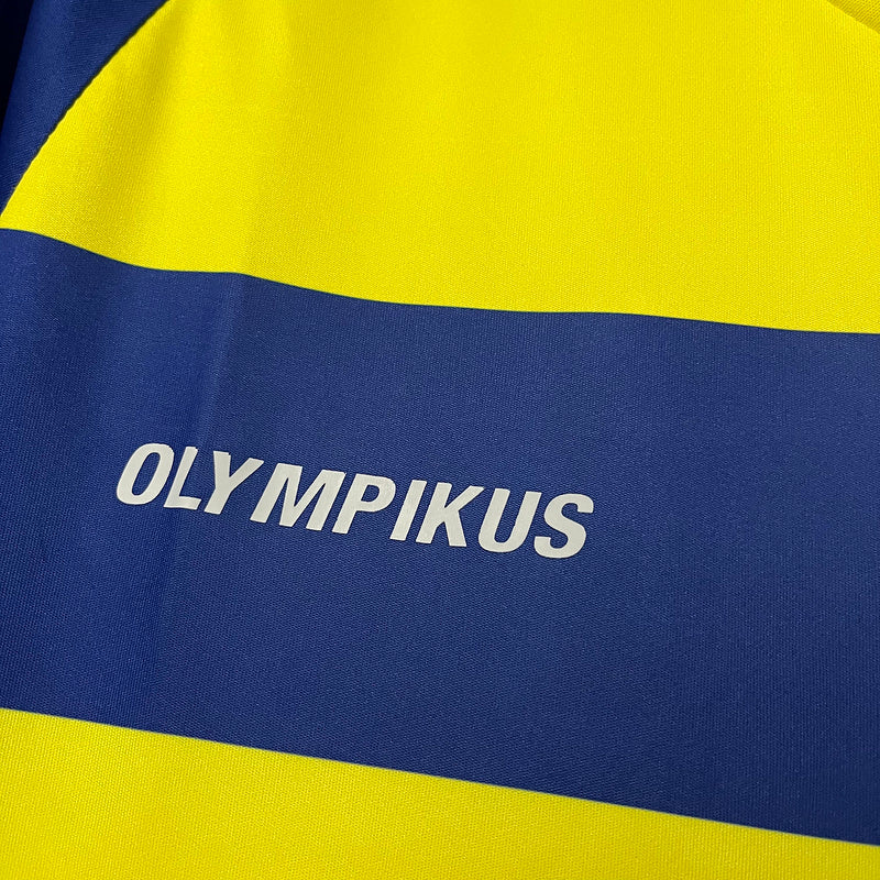 Flamengo 2010 Retro Yellow/Blue Home Jersey