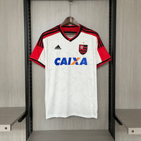 Flamengo 2014 Retro White/Red Away Jersey