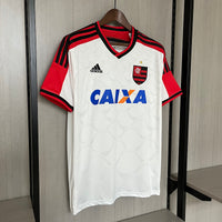 Flamengo 2014 Retro White/Red Away Jersey