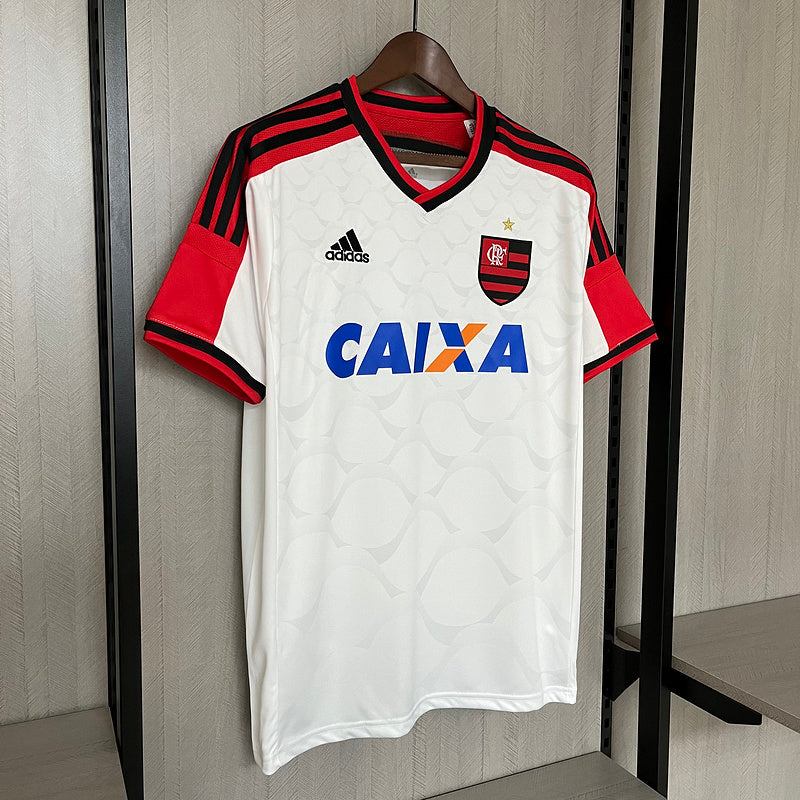 Flamengo 2014 Retro White/Red Away Jersey
