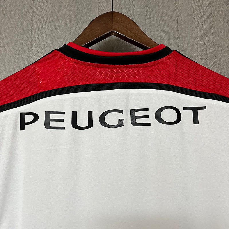 Flamengo 2014 Retro White/Red Away Jersey