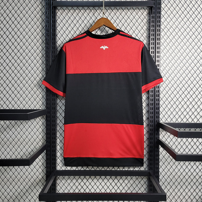 Flamengo 2017/18 Retro Red/Black Away Jersey