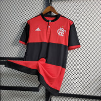 Flamengo 2017/18 Retro Red/Black Away Jersey