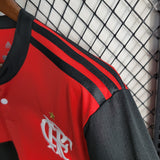 Flamengo 2017/18 Retro Red/Black Away Jersey