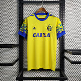 Flamengo 2017/18 Retro Yellow Second Away Jersey