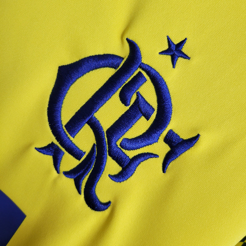 Flamengo 2017/18 Retro Yellow Second Away Jersey