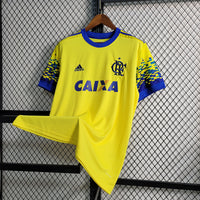 Flamengo 2017/18 Retro Yellow Second Away Jersey