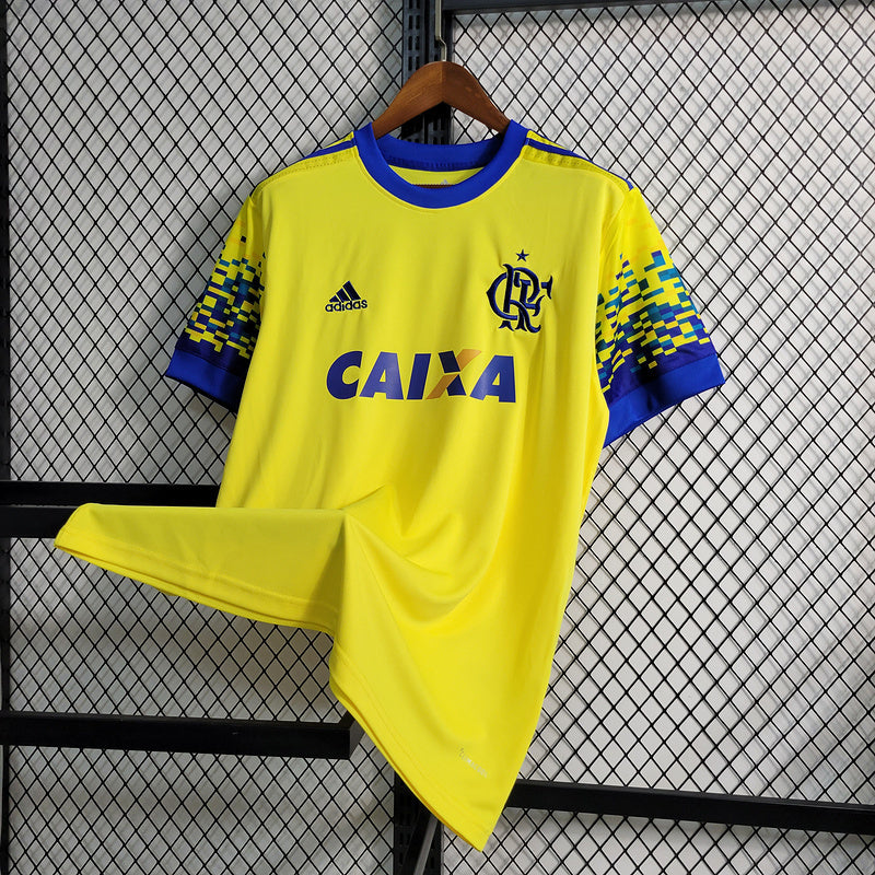 Flamengo 2017/18 Retro Yellow Second Away Jersey