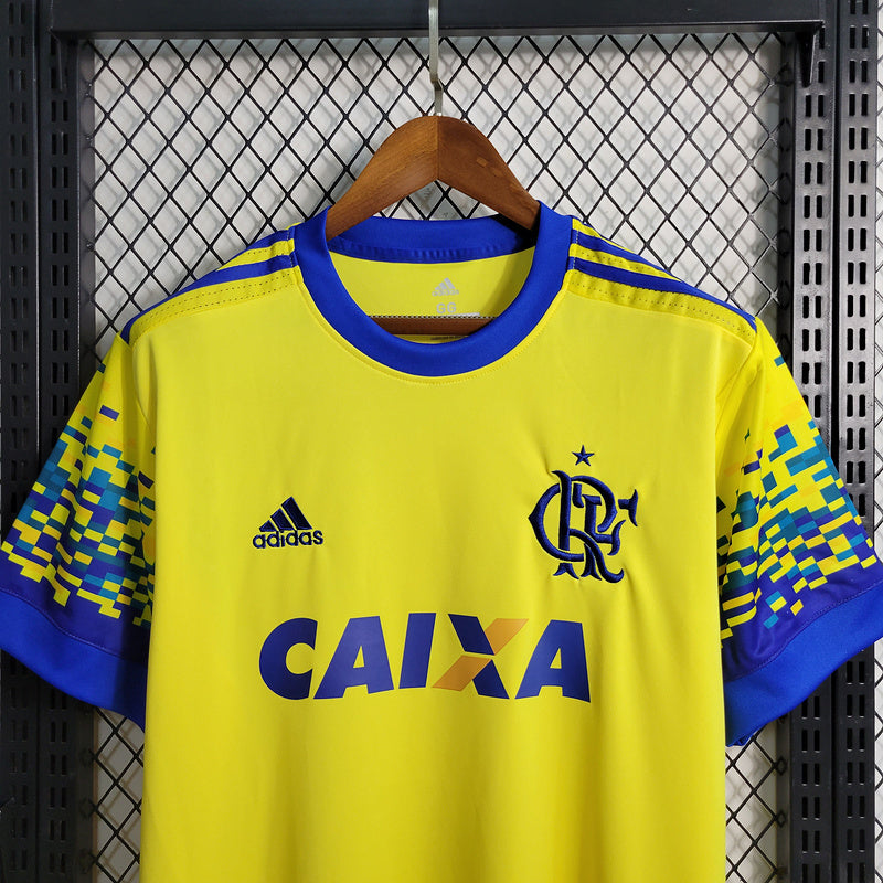Flamengo 2017/18 Retro Yellow Second Away Jersey