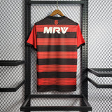 Flamengo 2018/19 Retro Red/Black Stripe Home Jersey