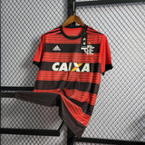 Flamengo 2018/19 Retro Red/Black Stripe Home Jersey