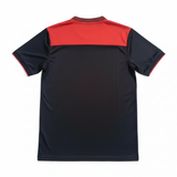 Flamengo 26/27 Black/Dark Gray Striped/Red Trim Jersey