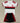 Flamengo 26/27 White/Black/Red Chest Stripe Away Kids Jersey Set