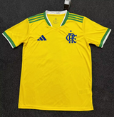 Flamengo 26/27 Yellow/Blue Green Stripes Training Jersey