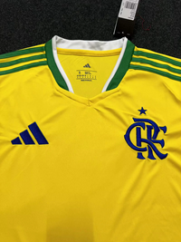 Flamengo 26/27 Yellow/Blue Green Stripes Training Jersey