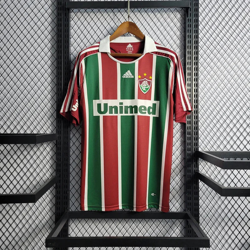 Fluminense 2008/09 Retro Red/Green Home Jersey