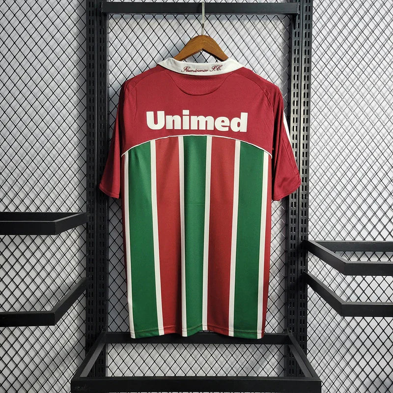 Fluminense 2008/09 Retro Red/Green Home Jersey