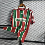 Fluminense 2008/09 Retro Red/Green Home Jersey