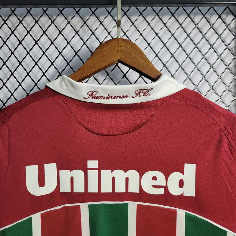 Fluminense 2008/09 Retro Red/Green Home Jersey
