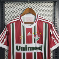 Fluminense 2012 Retro Version Red/Green Home Jersey