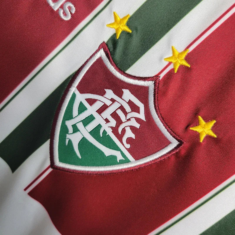 Fluminense 2012 Retro Version Red/Green Home Jersey