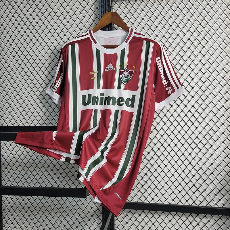Fluminense 2012 Retro Version Red/Green Home Jersey