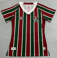 Fluminense 25/26 Green/Red Stripes Home Women Jersey