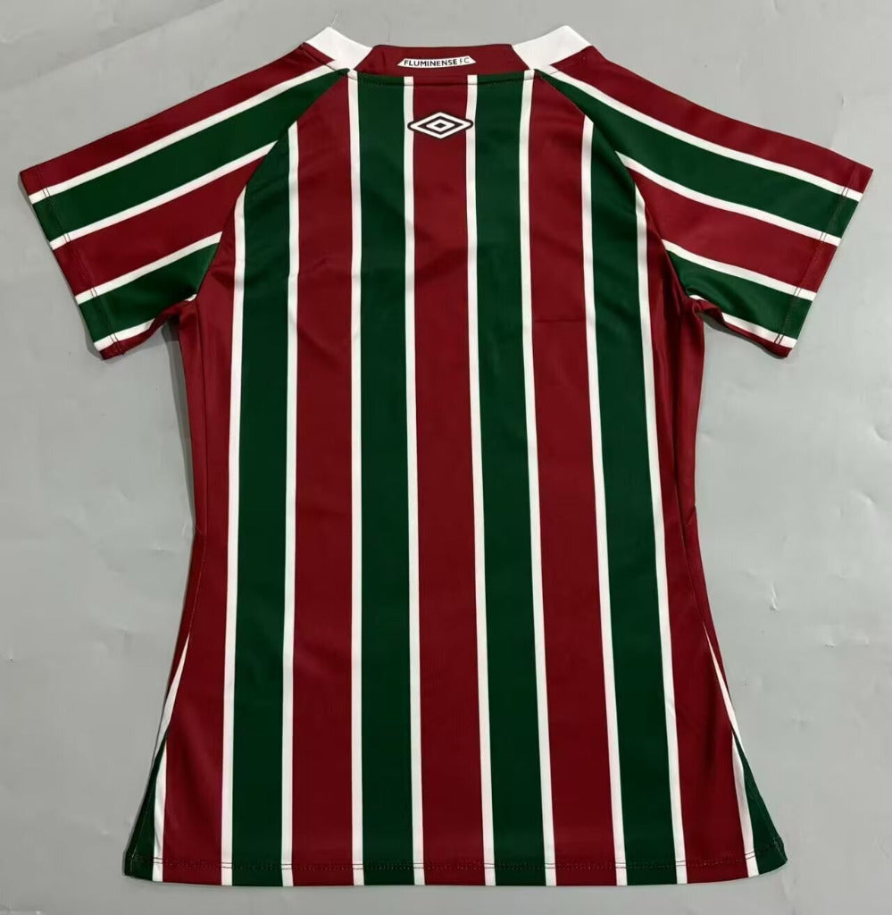 Fluminense 25/26 Green/Red Stripes Home Women Jersey