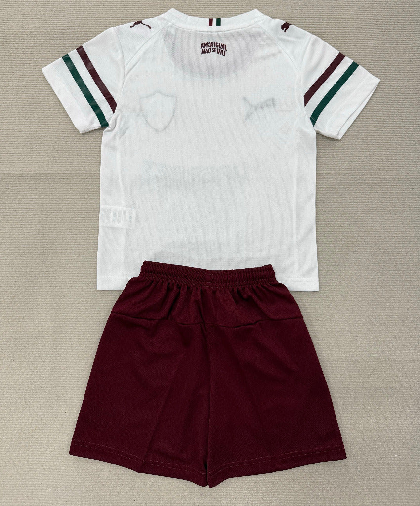 Fluminense 26/27 White/Maroon Away Kids Jersey Set