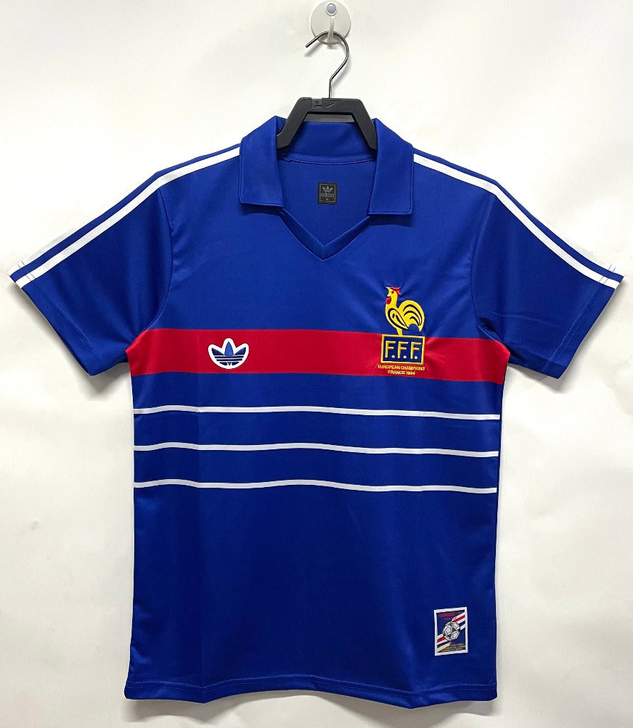 France 1984 Vintage Retro Home Jersey