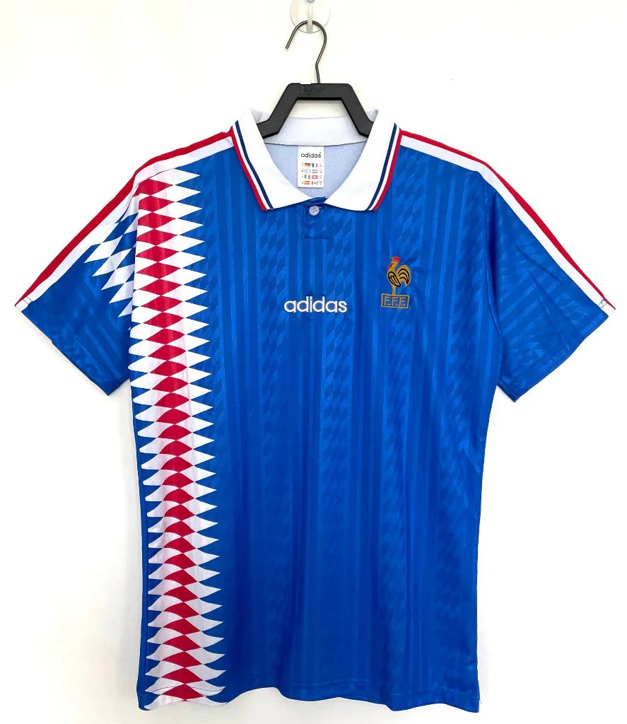 France 1994 Vintage Retro Home Jersey
