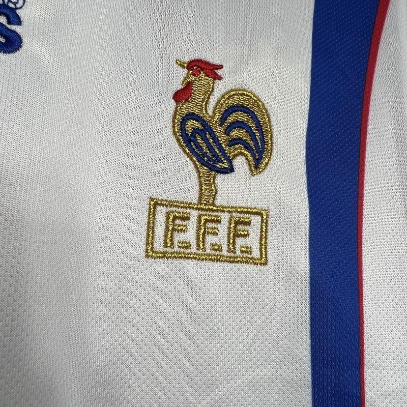 France 1996 Vintage Retro White Away Jersey