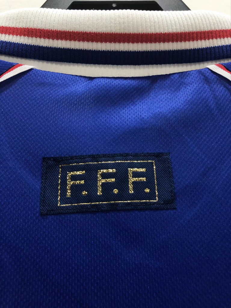 France 1998 Vintage Retro Home Jersey - Concept Kits