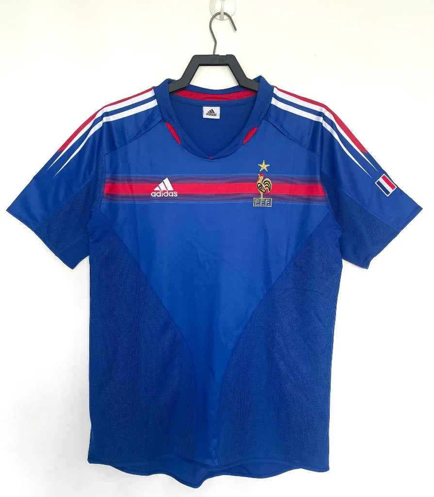 France 2004 Vintage Retro Home Jersey