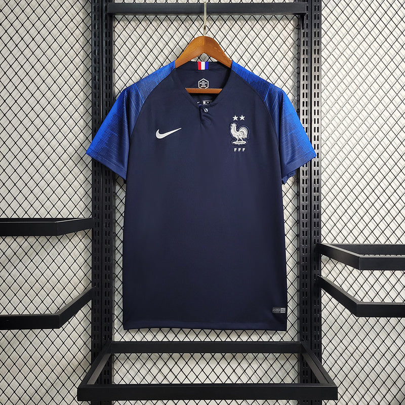 France 2018 Retro Version World Cup Home Jersey